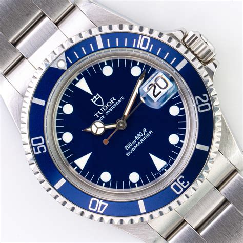 tudor submatiner 1990 blu 79090 vendo|Submariner Blue Dial .